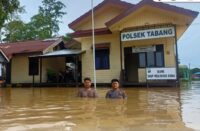 Banjir rendam Kecamatan Tabang, Kabupaten Kukar.