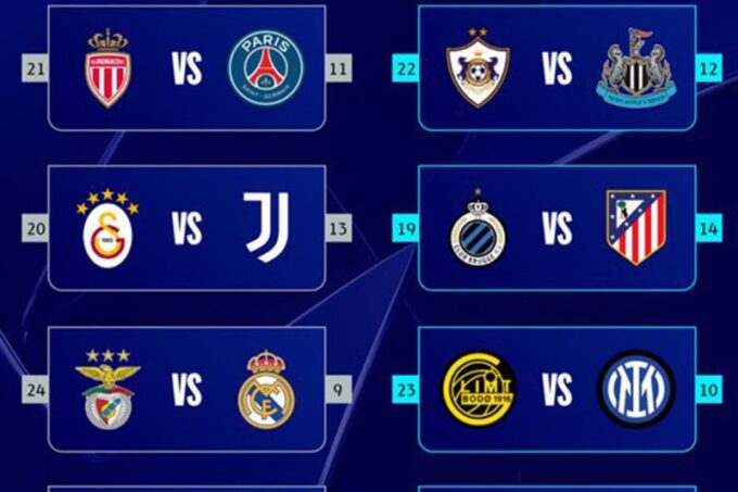 Babak play-off 16 besar Liga Champions: Madrid kembali jumpa Benfica (X/ChampionsLeague)