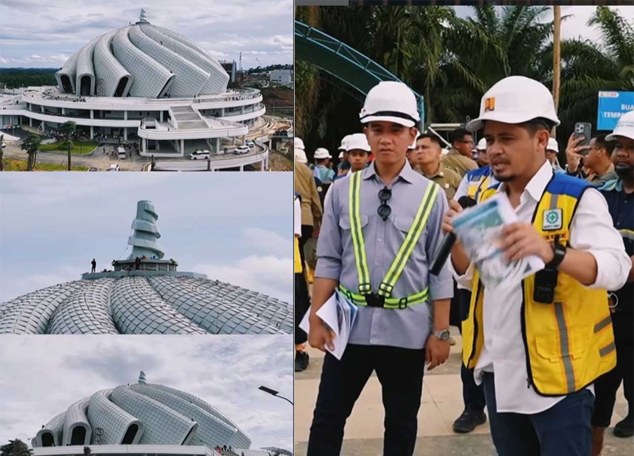 kunjungan Gibran Rakabuming ke IKN