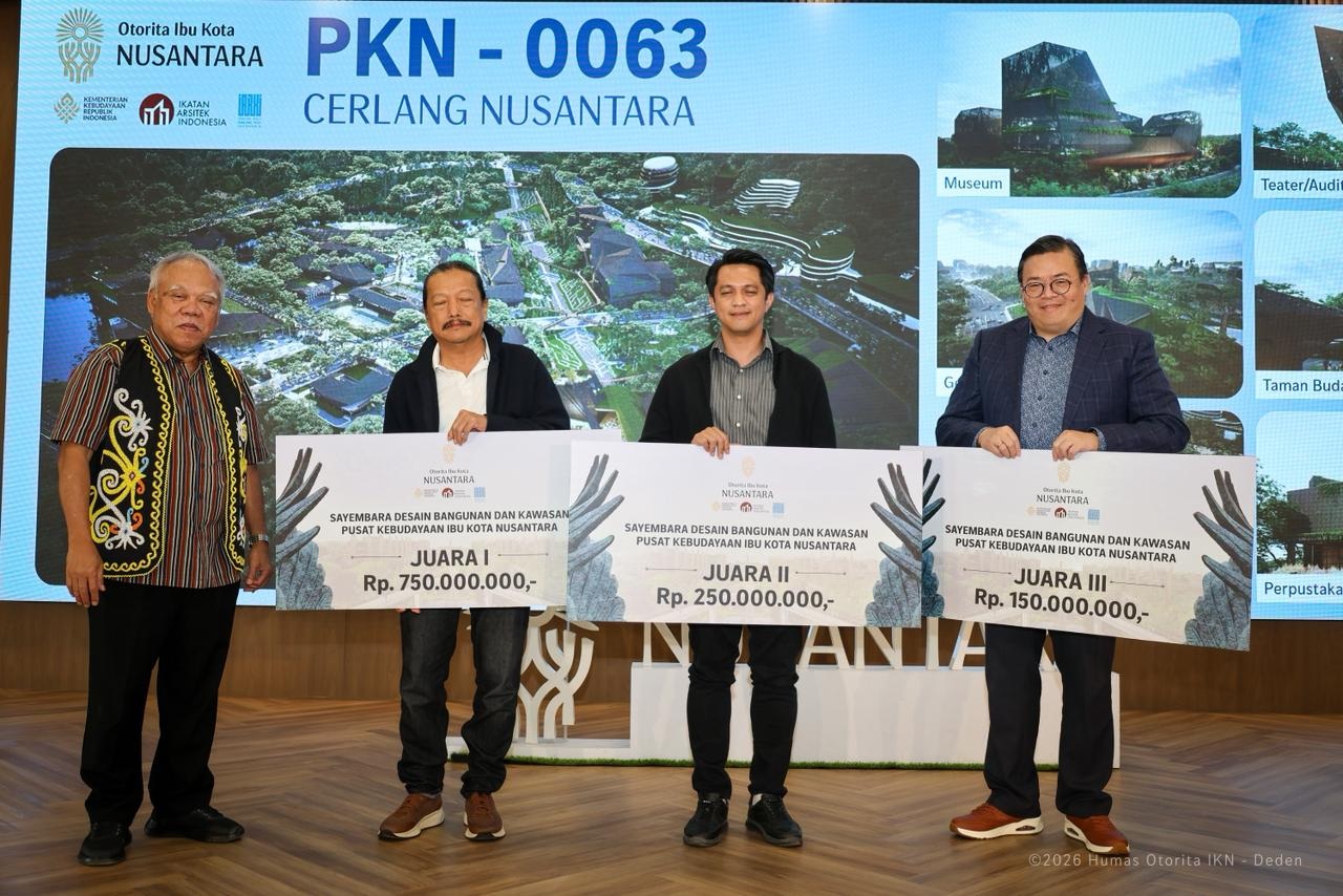 IKN PUNYA IKON BUDAYA BARU, Desain Pusat Kebudayaan Nusantara Resmi Diumumkan, Ini 3 Pemenangnya