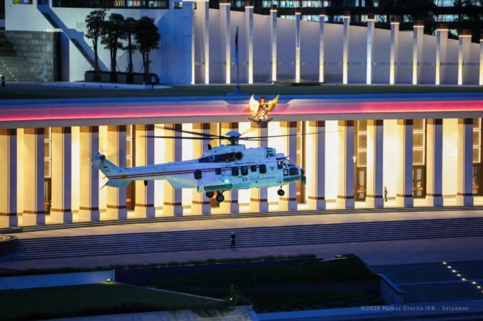 MENDARAT DI JANTUNG NUSANTARA, Kedatangan Prabowo di IKN Sinyal Kuat Politik