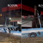 Potongan video tongkang tabrak kapal nelayan