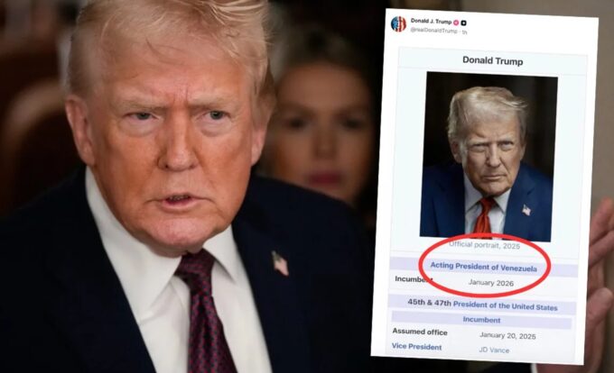 GILAAA! Trump Klaim Jadi ‘Presiden Sementara Venezuela’ di Medsos