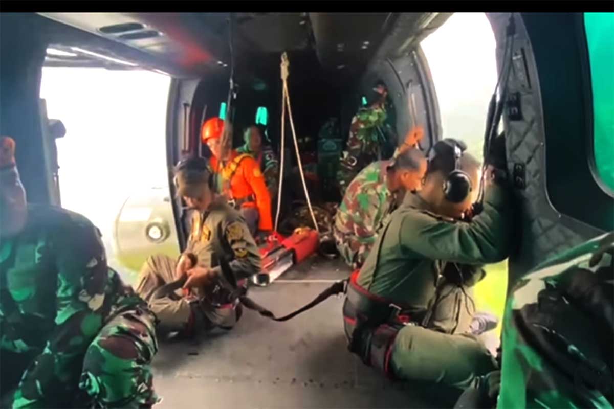 Pesawat jatuh Maros Sulawesi Selatan