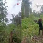 Potongan video viral pesawat yang diduga ditumpangi Wapres Gibran