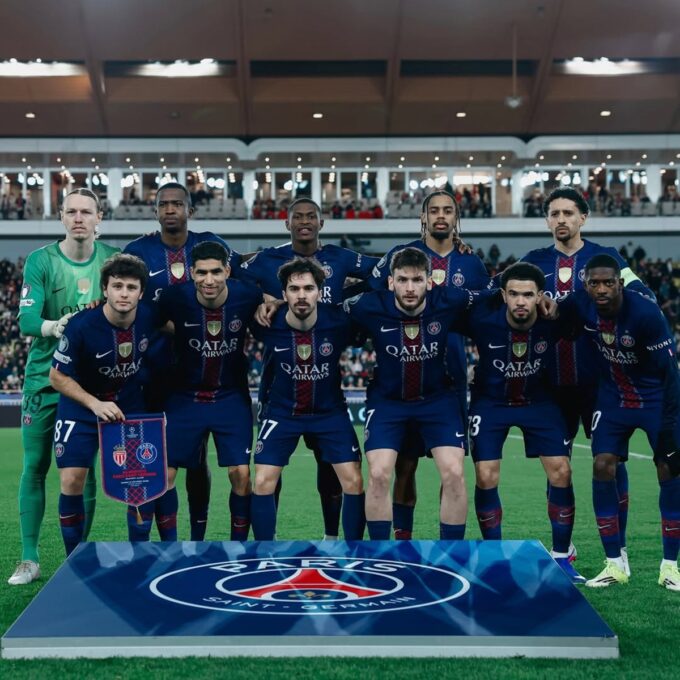 PSG vs Monaco Liga Champions Desire Doue