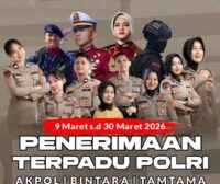 Polri Buka Besar-besaran 6.941 Formasi Akpol, Bintara, & Tamtama