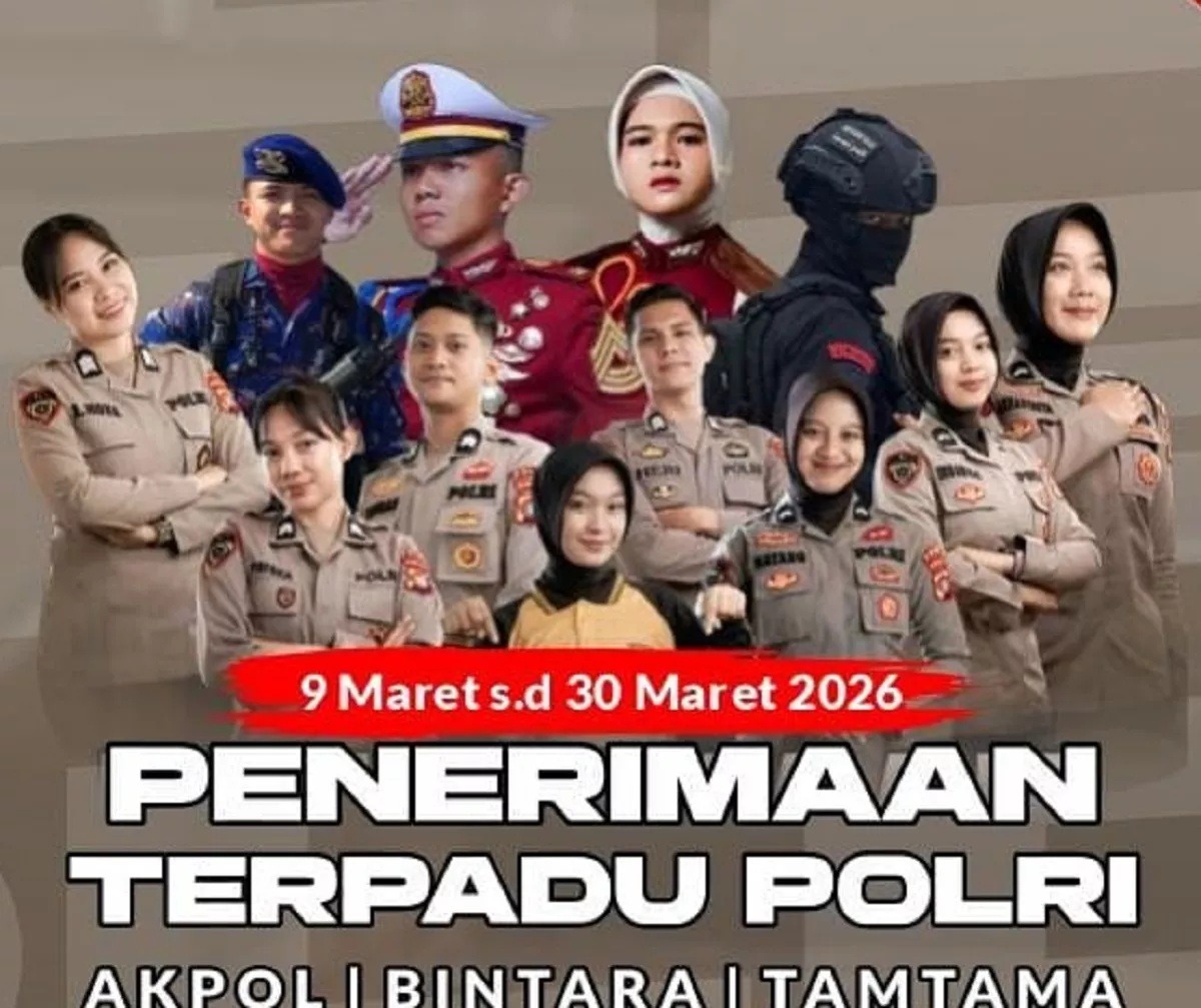 Polri Buka Besar-besaran 6.941 Formasi Akpol, Bintara, & Tamtama