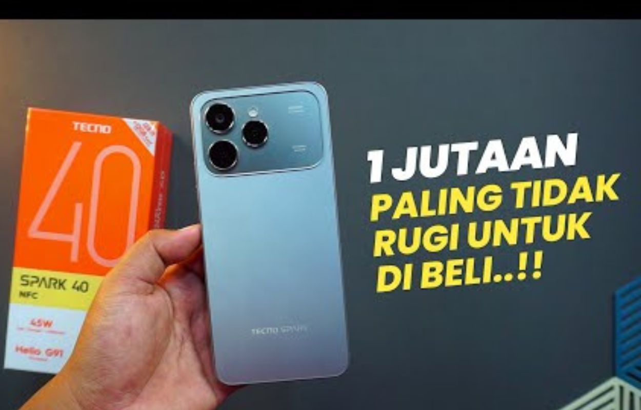 iPhone 17 sebagai simbol kemewahan dan teknologi mutakhir. Di sisi lain, Tecno Spark 40 NFC muncul sebagai "Giant Killer" berfitur esensial.