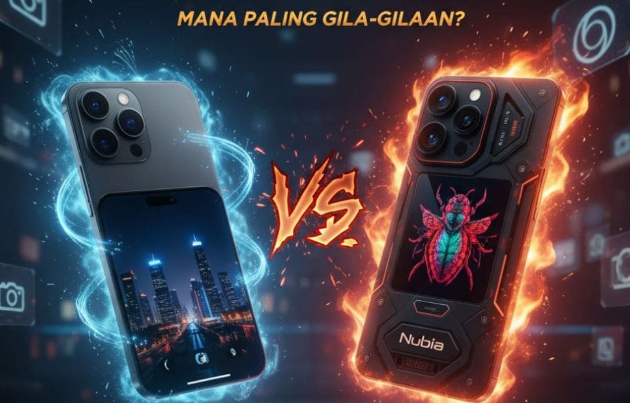 Secara look, Nubia V80 tampil berani modul kameranya besar, mencolok, dan jelas.Ini iPhone 17 Pro, datang dengan gaya minimalis ala Apple