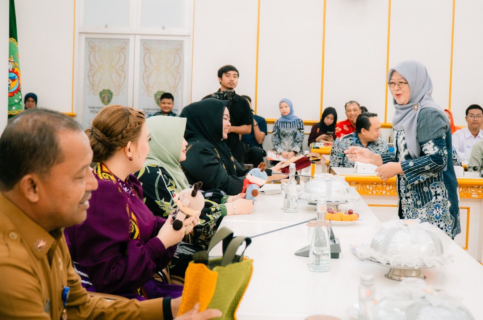 Pesona Kriya Kaltim di Kompleks Perkantoran Bupati Penajam Paser Utara (PPU).