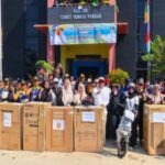 Pemerintah Kabupaten Hulu Sungai Utara (HSU), Kalimantan Selatan, menggelar jalan santai serta senam bersama di Kecamatan Sungai Pandan (Alabio)