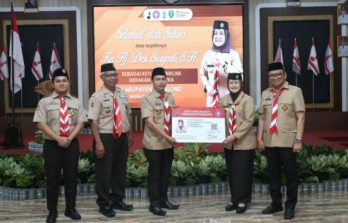 Kwartir Cabang Gerakan Pramuka Kabupaten Tabalong, Kalsel menetapkan Hj Desi Suryanti Noor Rifani sebagai ketua masa bakti 2025-2030