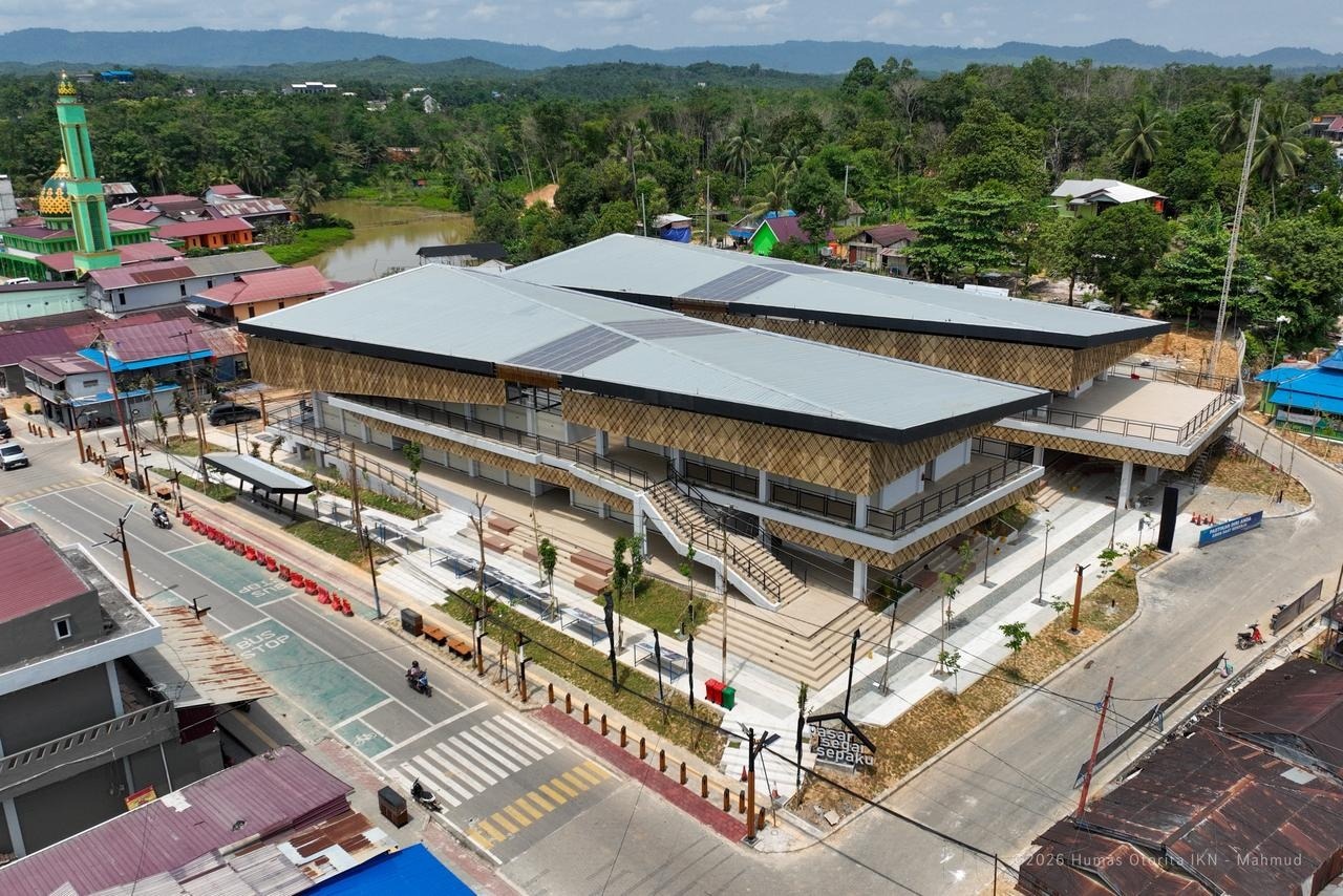 MIRIP MAL, Intip Wajah Baru Pasar Segar Sepaku, Spot Belanja Paling Estetik di IKN